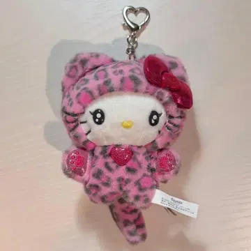 산리오 갸루 고양이 시리즈 키티 레오파드 무늬 핑크 레오파드 무늬
