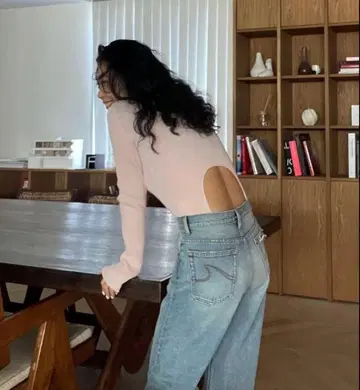 SeaRoomlynn 2way RIB 니트 바디 수트