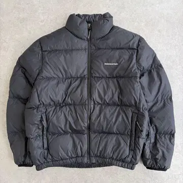 디스이즈네버댓 다운 자켓 자수 로고 구제 의류