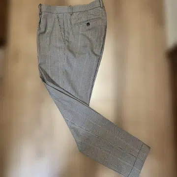 체크 무늬 슬랙스 사이즈 46