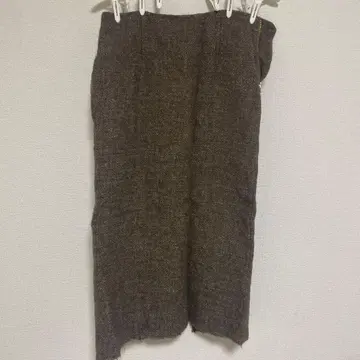 FRAMeWORK 브라운 타이트 스커트