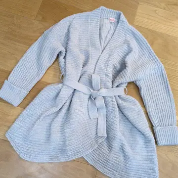 Mao made 그레이 니트 가디건 가운