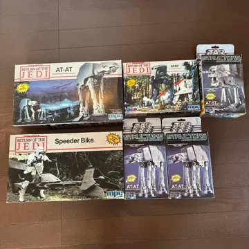 빈티지 스타 워즈 프라모델 레진 키트 모델 키트 6개 세트