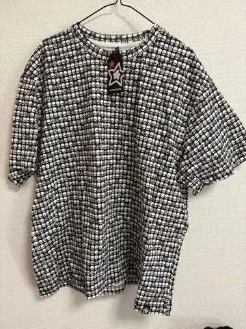 STAR TEAM 티셔츠 M 사이즈 블랙/화이트