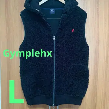 Gymplehx 후드 부착 네이비 베스트 L