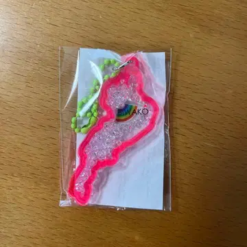 비와코 키링 하코다테야마 무지개 핑크