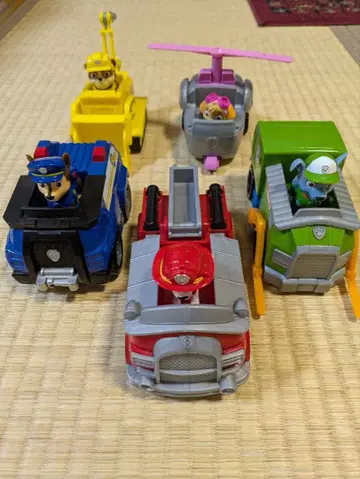 파우 패트롤 차량 세트 5대 완구