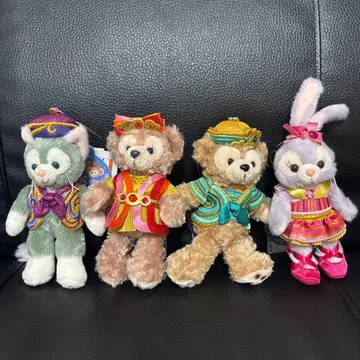 [택 포함 새상품] 35주년 더피 & 프렌즈 봉제 인형 4체 세트