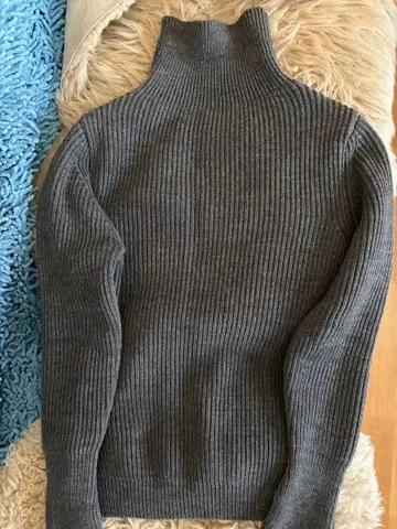 ANDERSEN-ANDERSEN 터틀 스웨터 그레이 S