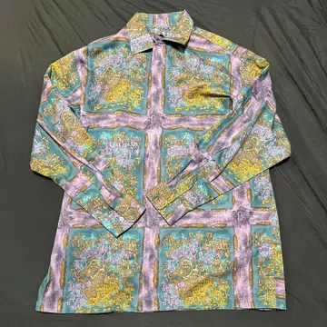 [ 구제 의류 ] Paco Rabanne 긴팔 셔츠 L 사이즈 다색 패턴