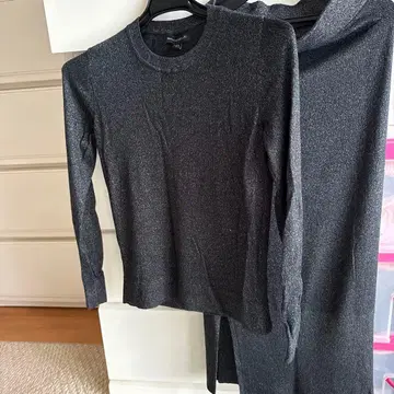 zara 라메 블랙 셋업