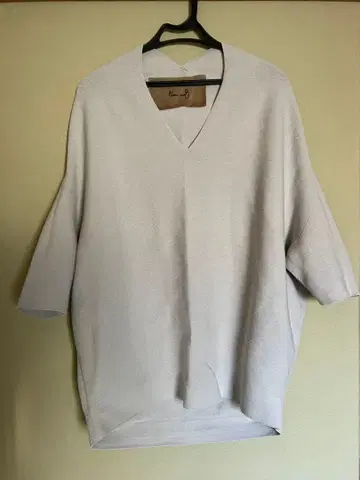 otto design V넥 5부 소매 니트