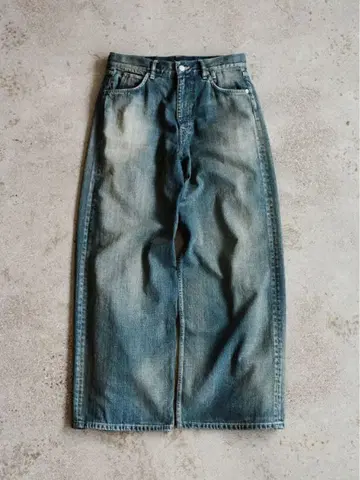 LIDNM SEMI WIDE HERITAGE DENIM PANTS