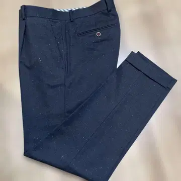 브라운 슬랙스 울 혼방 사이즈 46