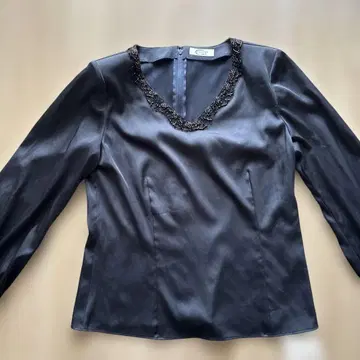 칼벤 미사용 블라우스 네이비