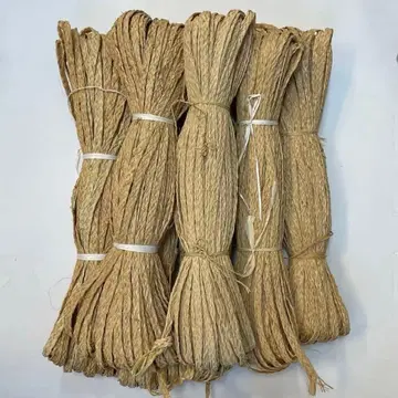 모자 재료 라피아 손뜨개질 블레이드 10mm 폭 x 7롤 2