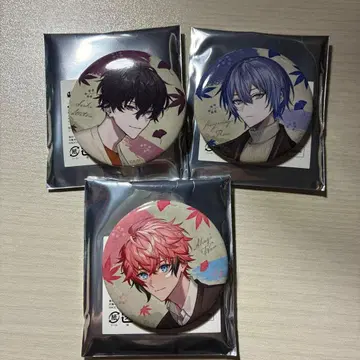 니지산지 코야나기 로우 아카기 웬 사에키 잇테츠 마네키네코 캔뱃지