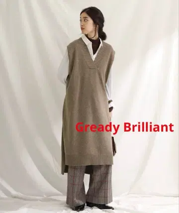 새상품급 그레디 브릴리언트 Gready Brilliant 니트 베스트
