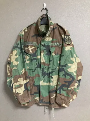 U.S.ARMY 80s 빈티지 카모플라쥬 M-65 필드 자켓