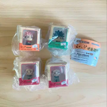 주술회전 룩업 미니어처 컬렉션 가챠 4점 일괄