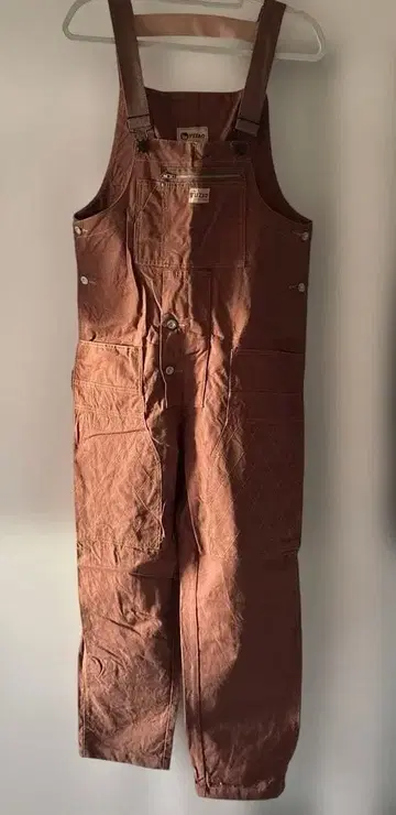 FUZAO 브라운 오버롤