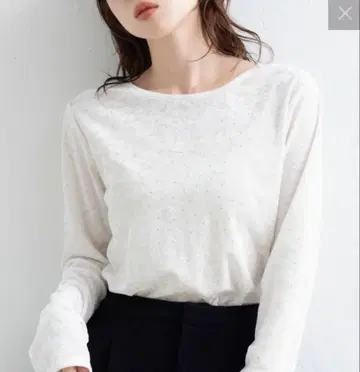 Kastane 카스타네 스터드 벨로아 풀오버