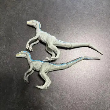 공룡 피규어 2체 세트 아니아 블루