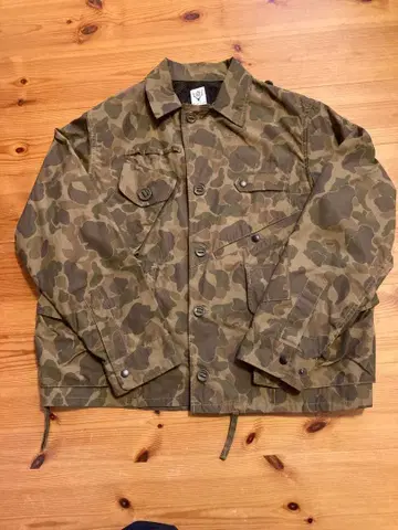 [레어] South2 West8 카모플라주 텐카라 자켓 M 네펜데스