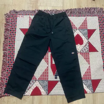 Dickies 블랙 워크 팬츠