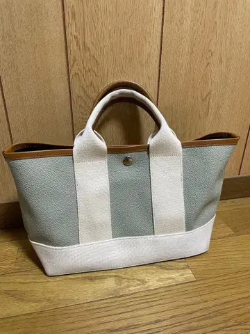 민트 그린 토트백 파우치 포함