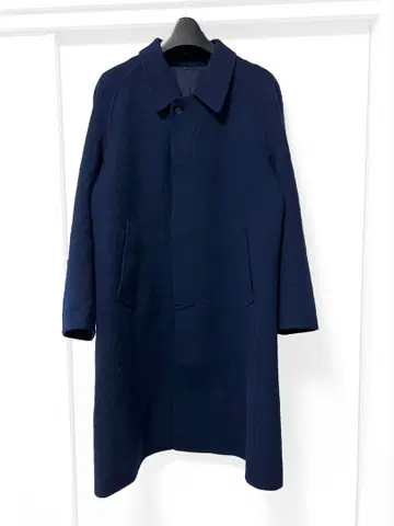 AGNONA 캐시미어 100% 스텐카라 코트 로얄 블루