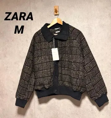 ZARA 자라 리브 옷깃 절개 자켓 M