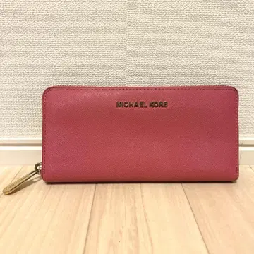 [ 새상품급 ] 마이클코어스 장지갑 더스티 핑크