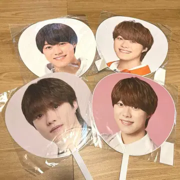 나니와단시 오하시 카즈야 부채 4개 세트