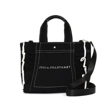 JILLSTUART 질 바이 질 스튜어트 프릴 토트 블랙 대
