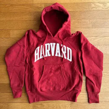챔피온 리버스 위브 후드티 HARVARD 빨간색 택 USA제