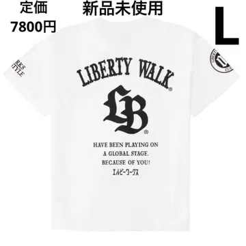 LIBERTY WALK LB thorn logo tee size L