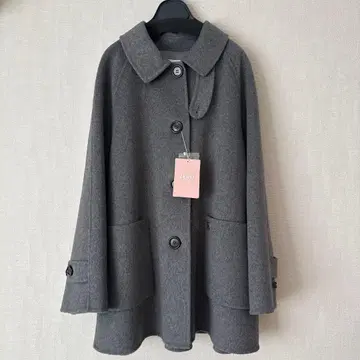 A라인 울 코트 새상품 그레이