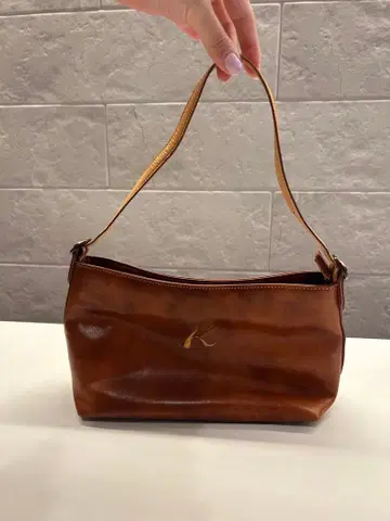 Kitamura2 키타무라K2 브라운 가죽 숄더백 브랜드 가방