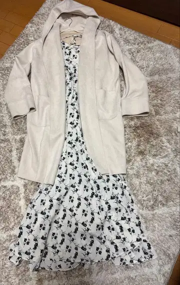 미슈마슈 후드 부착 롱 코트 38