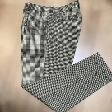 체크 무늬 슬랙스 사이즈 46