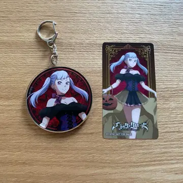 블랙클로버 아크릴 키링 클리어 카드 할로윈 노엘