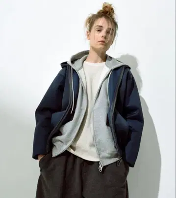 Laid.b 오카 서퍼 파카 블루 사이즈 1