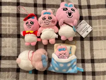 빤쮸토끼 봉제 인형 스트랩 5세트