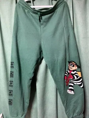 graniph 그라니프 맥도날드 햄버거라 스웨트 팬츠 XL