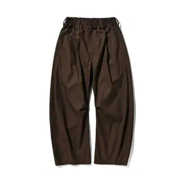 CLESSTE BARREL LEG EASY PANTS(BROWN)