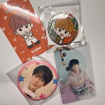 NCTWISH CCOMAZ 캡슐 토이 캔뱃지 유우시 트레이딩 카드