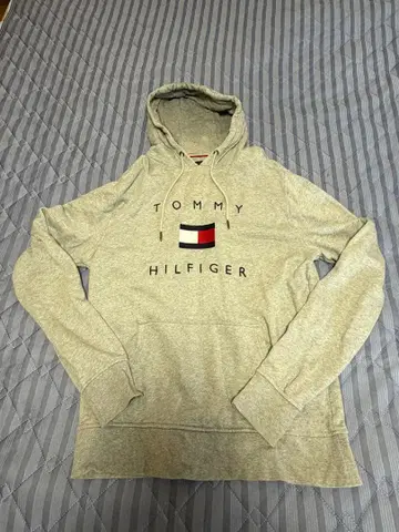 타미힐피거 그레이 후드티 L 사이즈