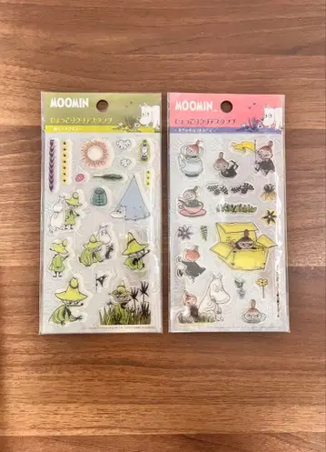 무민 클리어 스탬프 2장 세트