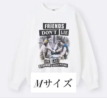 GU 기묘한 이야기 헤비 웨이트 맨투맨 M 사이즈 오자키 타쿠미